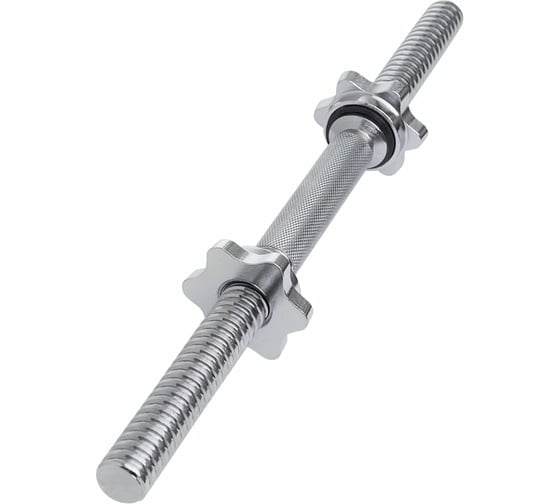 Гантельный металлический хромированный гриф Starfit BB-107 40 см, d=25 мм УТ-00019082