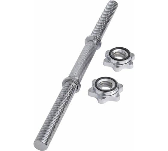 Гантельный металлический хромированный гриф Starfit BB-107 45 см, d=25 мм УТ-00019086