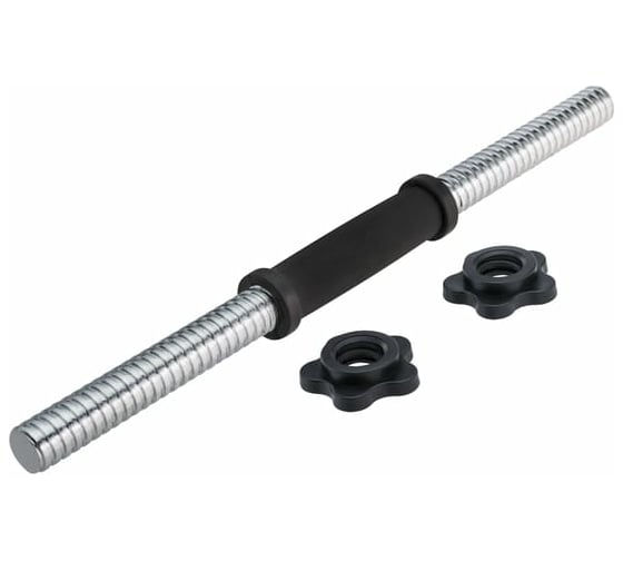 Гантельный металлический гриф Starfit BB-105 45 см, d = 25 мм, с пластиковыми замками УТ-00007155