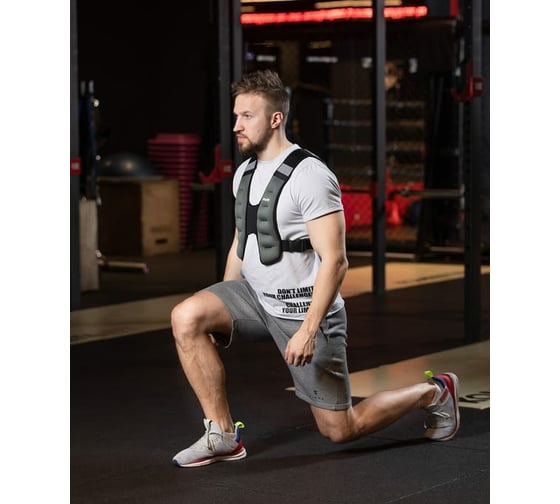 Жилет-утяжелитель WT-301, 5 кг, серый Starfit УТ-00009801