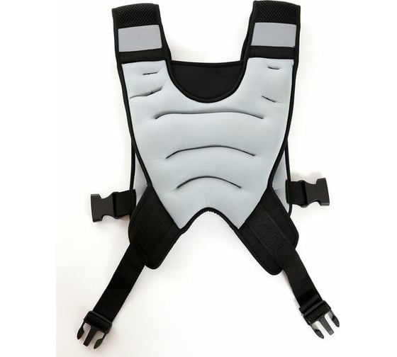 Жилет-утяжелитель Starfit Core WT-301 5 кг, серый/синий УТ-00019772