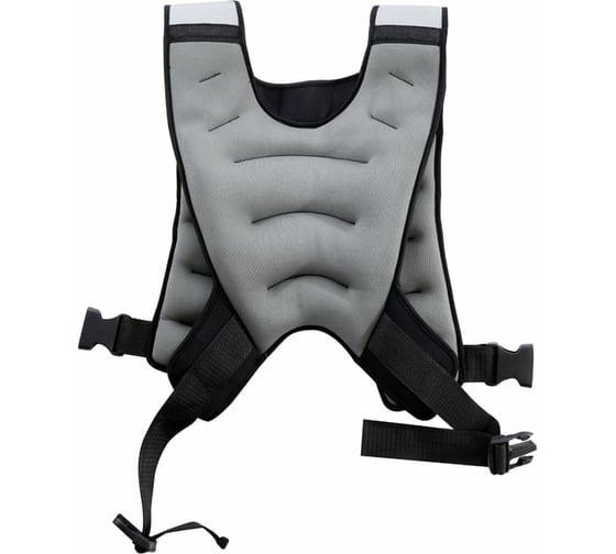 Жилет-утяжелитель Starfit WT-301, 10 кг, серый УТ-00009802