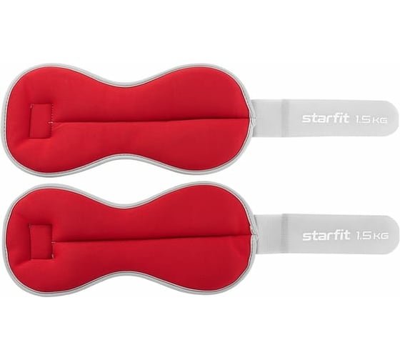 Универсальные утяжелители Starfit WT-502 1.5 кг, малиновый ЦБ-00001528