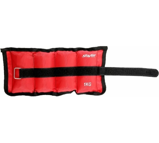 Утяжелители Starfit WT-401 1 кг, красный УТ-00010046