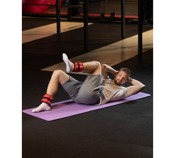 Утяжелители Starfit WT-401 1 кг, красный УТ-00010046