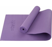 Коврик для йоги и фитнеса Starfit FM-104 PVC, 0.8 см, 183x61 см, фиолетовый пастель УТ-00018905