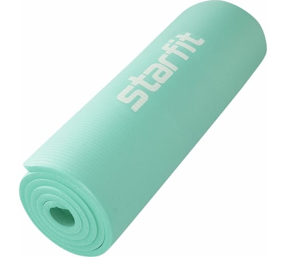 Коврик для йоги и фитнеса Starfit FM-301 NBR, 1.2 см, 183x61 см, мятный УТ-00018921