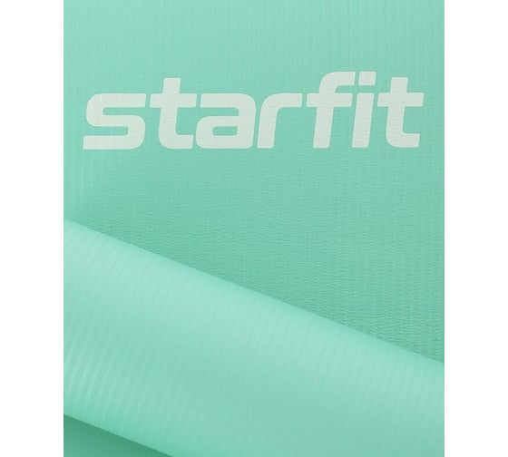 Коврик для йоги и фитнеса Starfit FM-301 NBR, 1.2 см, 183x61 см, мятный УТ-00018921