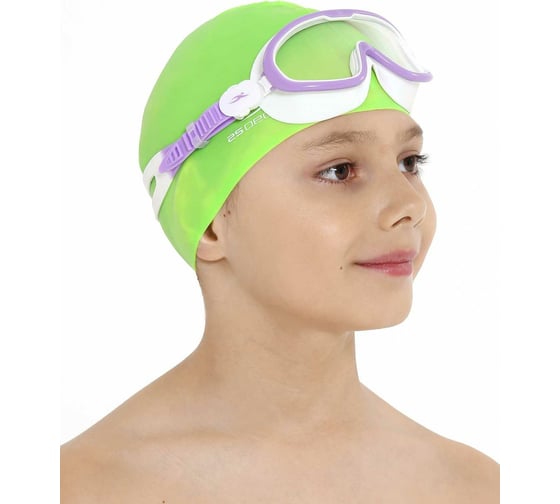 Шапочка для плавания 25Degrees Nuance Green 25D21004K, детская, силикон УТ-00019504