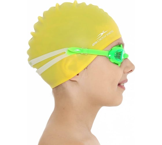 Шапочка для плавания 25Degrees Nuance Yellow 25D21004K, детская, силикон УТ-00019508