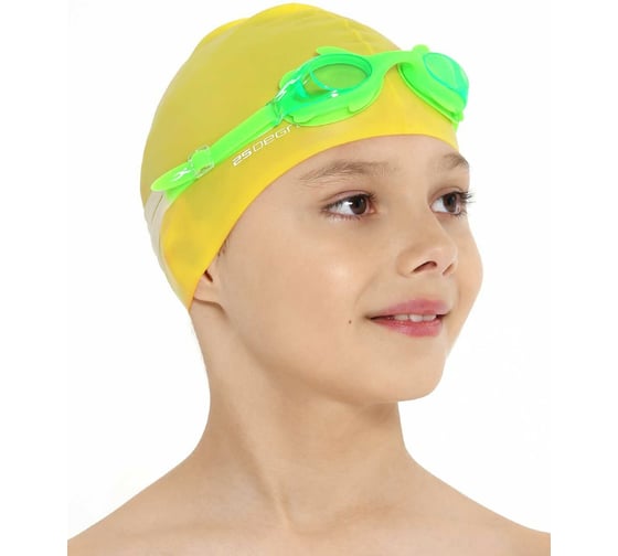 Шапочка для плавания 25Degrees Nuance Yellow 25D21004K, детская, силикон УТ-00019508