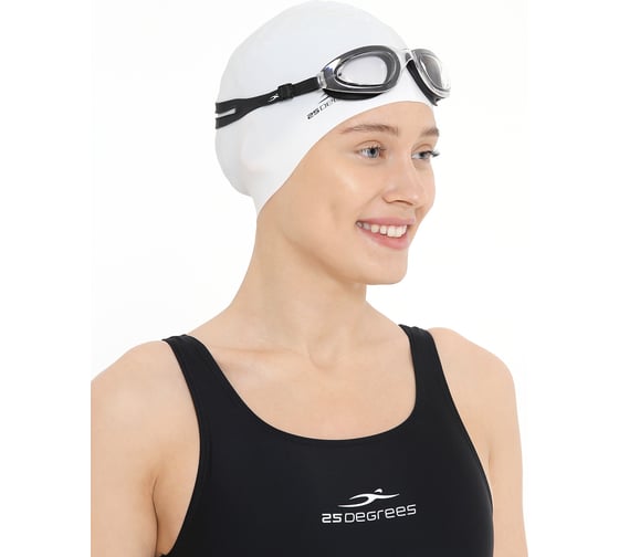 Шапочка для плавания 25Degrees Nuance White 25D21004A, силикон УТ-00019520