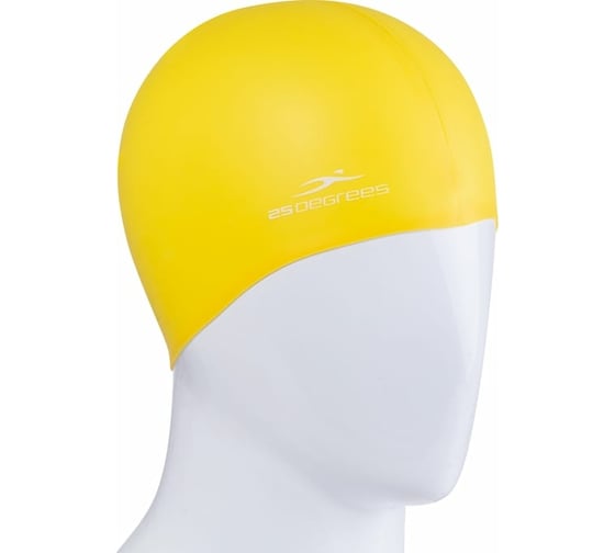 Шапочка для плавания 25Degrees Nuance Yellow 25D21004J, подростковая, силикон УТ-00021316