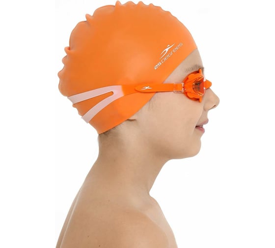 Шапочка для плавания 25Degrees Nuance Orange 25D21004K, детская, силикон УТ-00019507