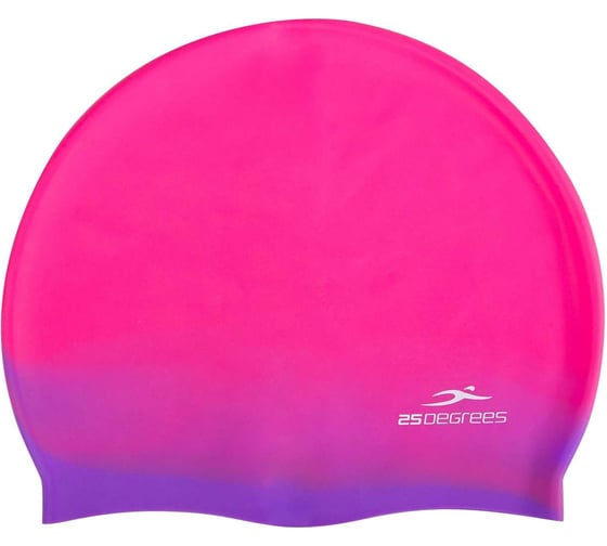 Шапочка для плавания 25Degrees Relast Pink/Purple 25D21011A, силикон УТ-00019585 1