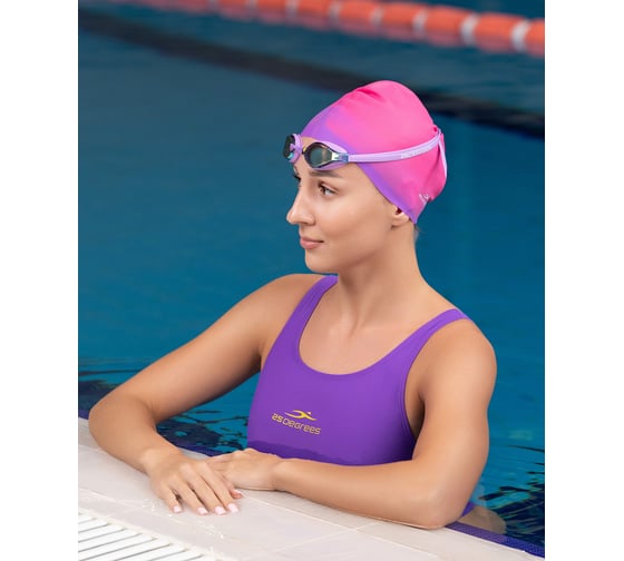 Шапочка для плавания 25Degrees Relast Pink/Purple 25D21011A, силикон УТ-00019585