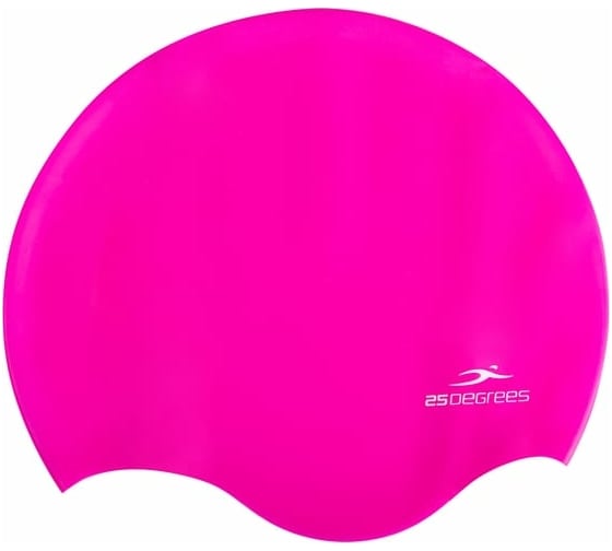 Шапочка для плавания 25Degrees Diva Pink 25D21007J, подростковая, силикон, для длинных волос УТ-00019522 1