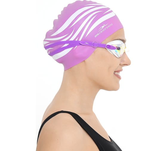 Шапочка для плавания 25Degrees Fame Lilac 25D21006J, подростковая, силикон УТ-00019581