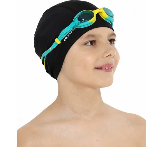 Шапочка для плавания 25Degrees 25D15-CO11-23-32-0 Comfo Black, детская, полиэстер УТ-00017322