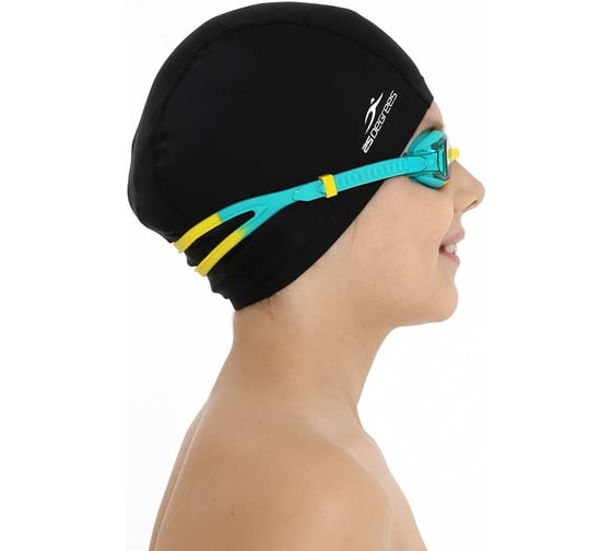 Шапочка для плавания 25Degrees 25D15-CO11-23-32-0 Comfo Black, детская, полиэстер УТ-00017322