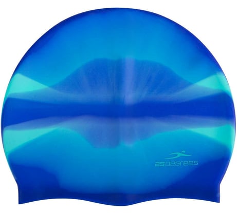 Шапочка для плавания 25Degrees Helion Navy/green 25D21013A, силикон УТ-00019586