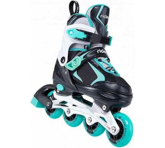 Раздвижные ролики RIDEX Allure Mint, алюминиевая рама УТ-00018630