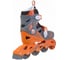 Раздвижные ролики RIDEX Swipe Orange, пластиковая рама УТ-00021215 3