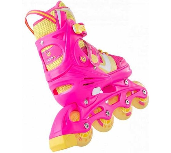 Раздвижные ролики RIDEX Wing Pink, пластиковая рама УТ-00018622
