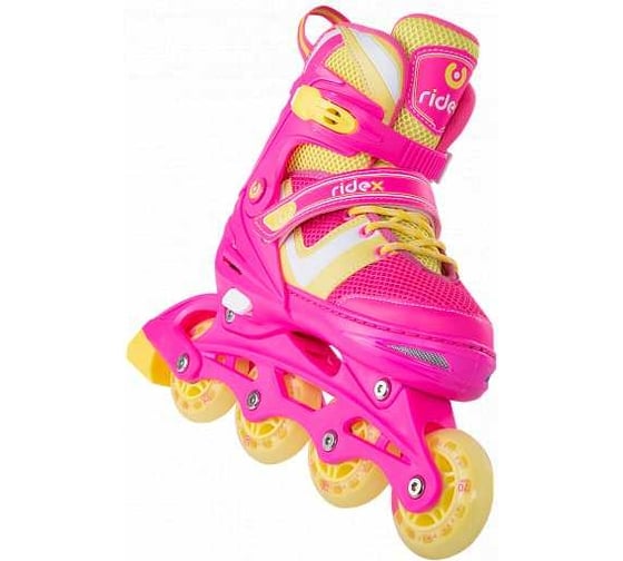 Раздвижные ролики RIDEX Wing Pink, пластиковая рама УТ-00018622