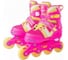 Раздвижные ролики RIDEX Wing Pink, пластиковая рама УТ-00018622 1
