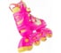 Раздвижные ролики RIDEX Wing Pink, пластиковая рама УТ-00018622 4