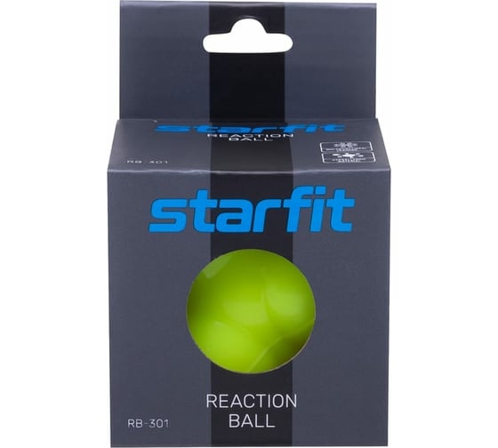 Реакционный мяч Starfit RB-301 силикагель, ярко-зеленый УТ-00019049