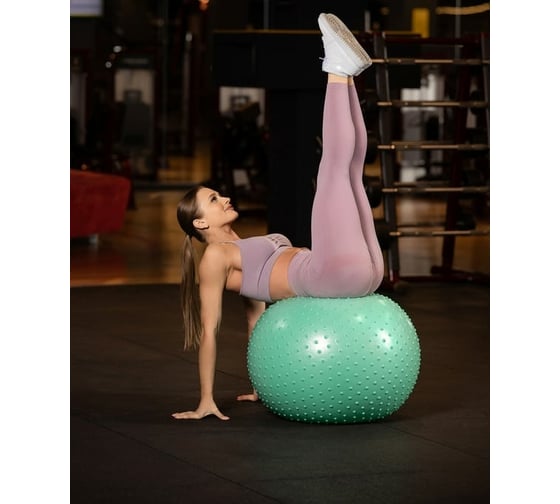 Массажный фитбол Starfit GB-301 65 см, антивзрыв, мятный УТ-00018941