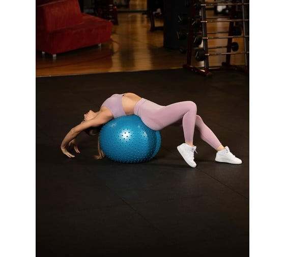 Массажный фитбол Starfit GB-301 65 см, антивзрыв, синий УТ-00018940