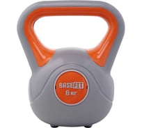 Пластиковая гиря Basefit DB-503 8 кг, серый/оранжевый ЦБ-00001463