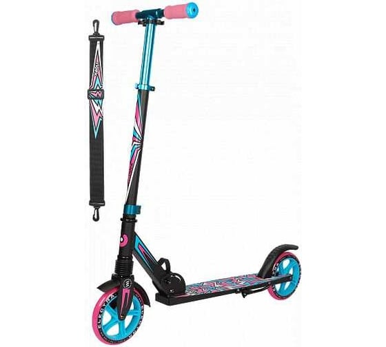 Самокат 2-х колесный RIDEX Electra 180 мм, голубой/розовый УТ-00020975