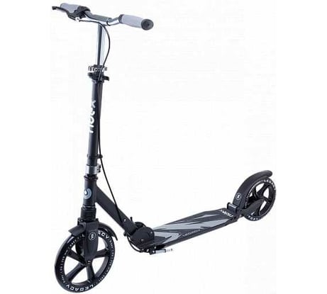 Самокат 2-х колесный RIDEX Legacy 250/200 мм, ручной тормоз, черный УТ-00018379