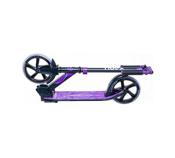 Самокат 2-х колесный RIDEX Marvellous 200 мм, черный/фиолетовый УТ-00018360