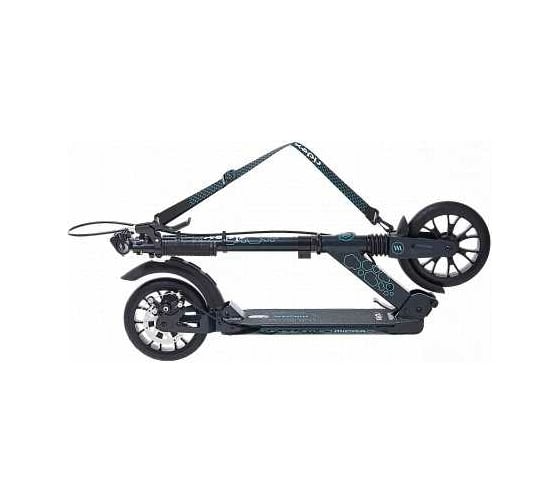 Самокат 2-х колесный RIDEX Micra 200 мм, дисковый тормоз, черный УТ-00020987