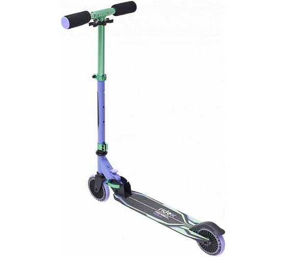 Самокат 2-х колесный RIDEX Rebel 125 мм, фиолетовый/мятный УТ-00020958