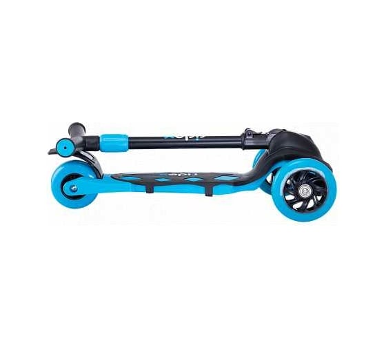 Самокат 3-х колесный RIDEX 3D Robin, 120/90 мм, неоновый голубой УТ-00018407