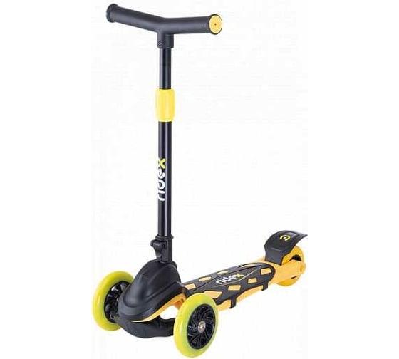 Самокат 3-х колесный RIDEX 3D Robin, 120/90 мм, неоновый желтый УТ-00018408 1