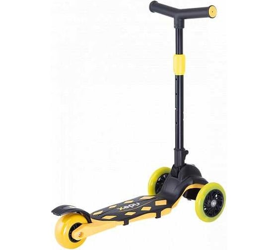 Самокат 3-х колесный RIDEX 3D Robin, 120/90 мм, неоновый желтый УТ-00018408