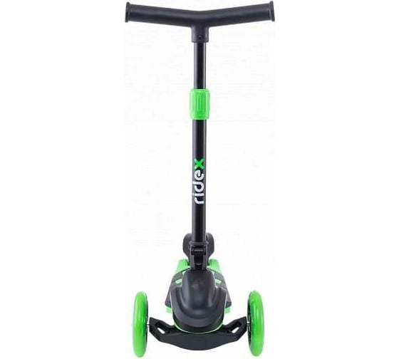 Самокат 3-х колесный RIDEX 3D Robin, 120/90 мм, неоновый зеленый УТ-00018406