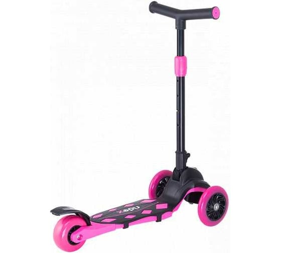 Самокат 3-х колесный RIDEX 3D Robin, 120/90 мм, неоновый розовый УТ-00018405