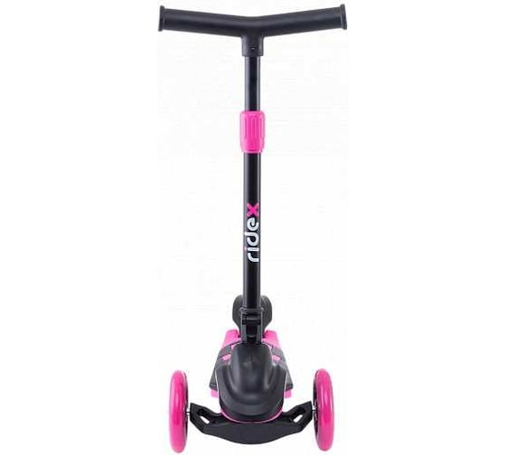 Самокат 3-х колесный RIDEX 3D Robin, 120/90 мм, неоновый розовый УТ-00018405
