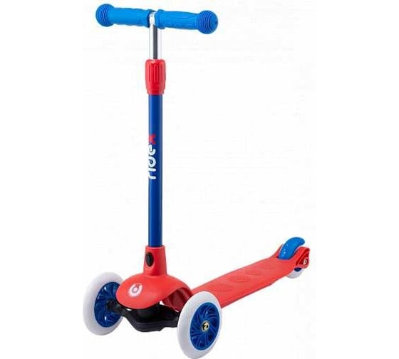 Самокат 3-х колесный RIDEX Hero, 120/80 мм, красный/синий УТ-00018411 1