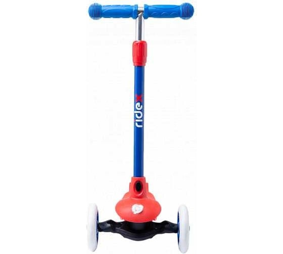 Самокат 3-х колесный RIDEX Hero, 120/80 мм, красный/синий УТ-00018411