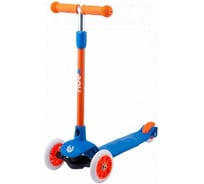 Самокат 3-х колесный RIDEX Hero, 120/80 мм, синий/оранжевый УТ-00018410