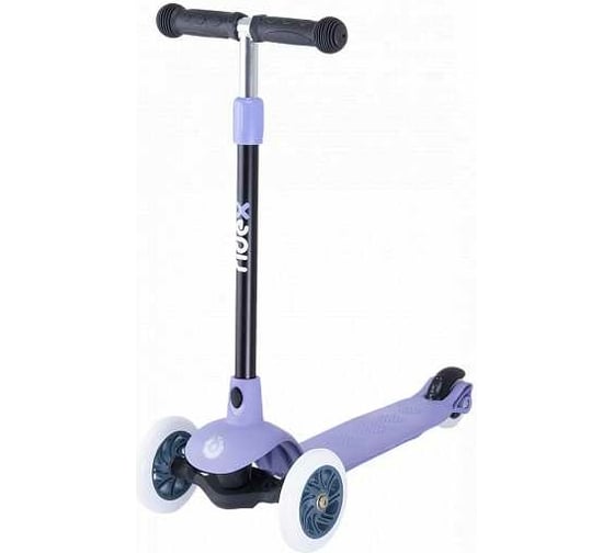 Самокат 3-х колесный RIDEX Hero, 120/80 мм, фиолетовый/серый УТ-00018412 1